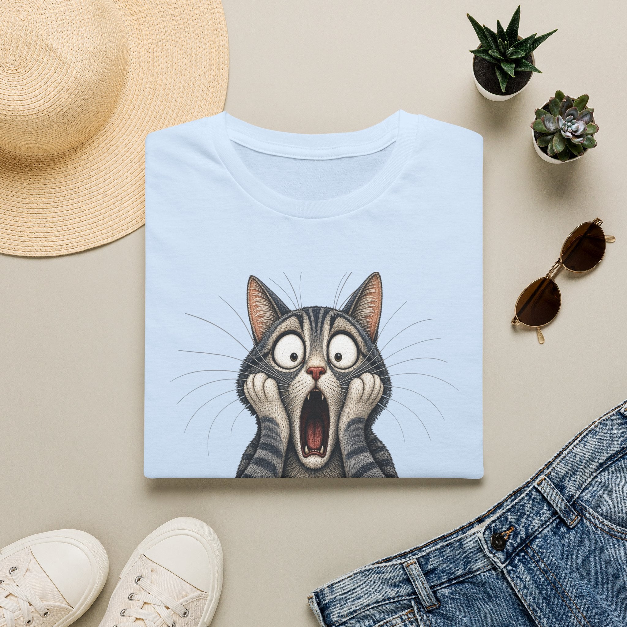 You've Got to Be Kitten Me — Domestic Divas Shocked Cat Tee