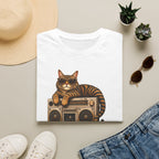 Caturday Vibes — Domestic Divas Cat Boombox Tee