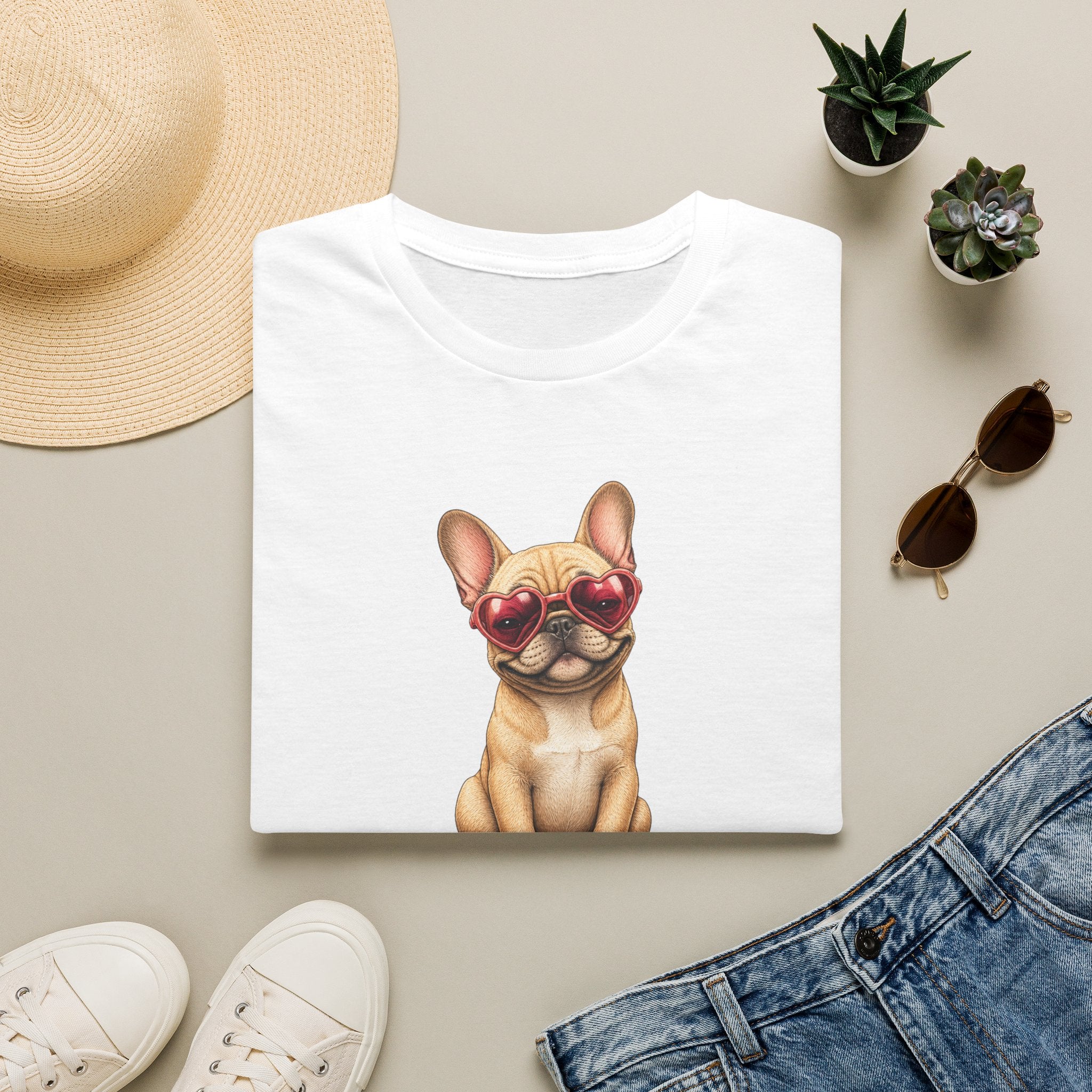 Skate & Snuggle — Domestic Divas French Bulldog Tee