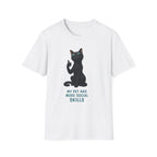 My Pet Has More Social Skills — Domestic Divas Black Cat Tee
