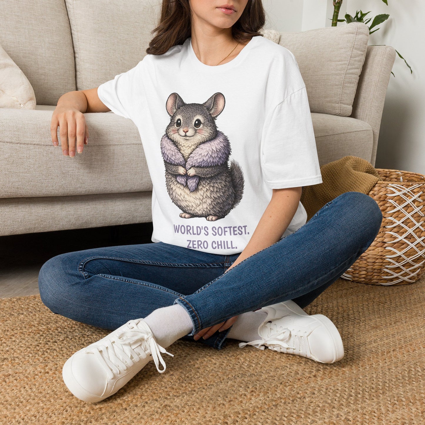 Chinchilla 'World's Softest, Zero Chill' T-Shirt