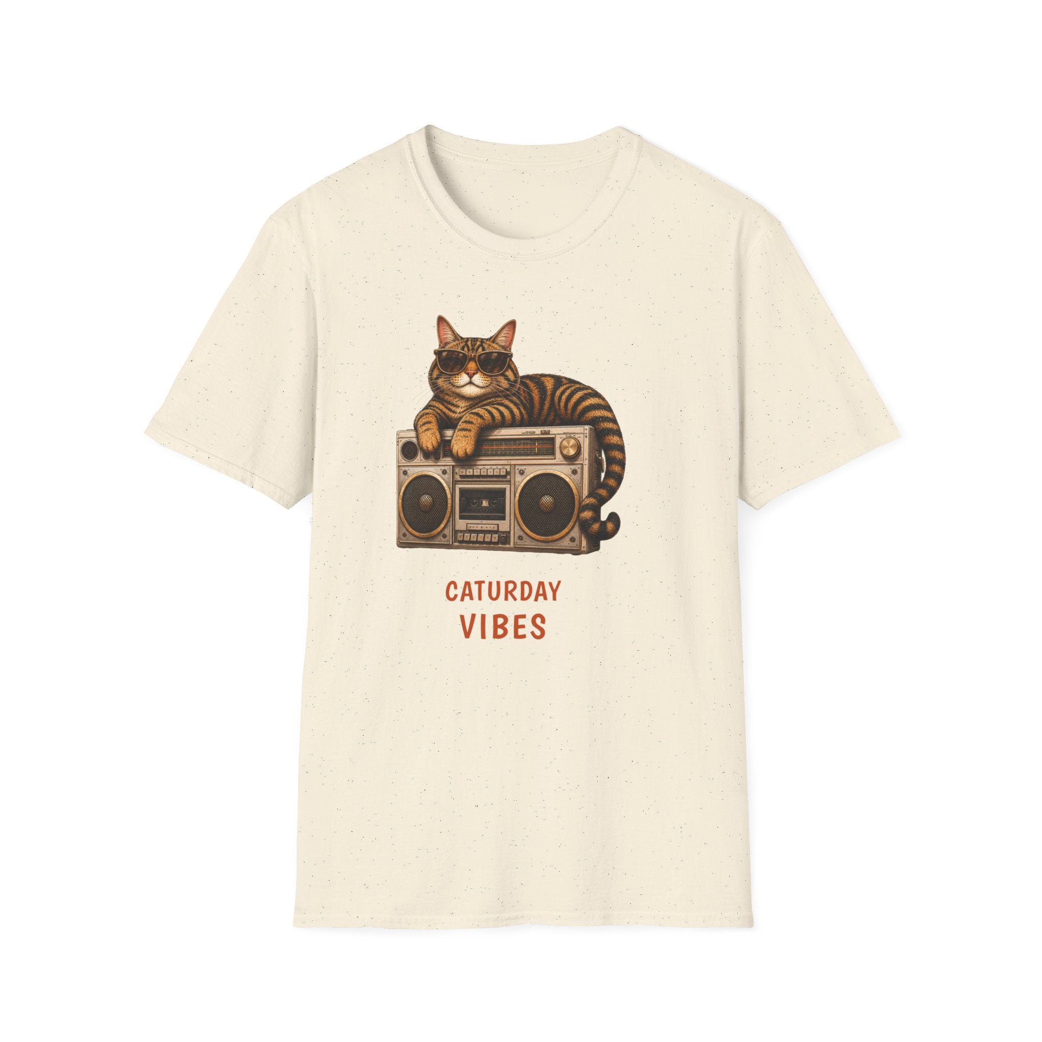 Caturday Vibes — Domestic Divas Cat Boombox Tee