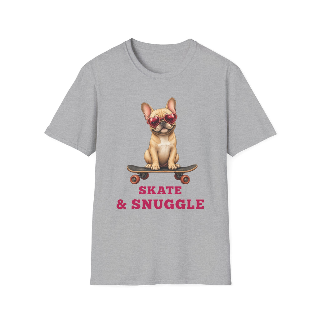 Skate & Snuggle — Domestic Divas French Bulldog Tee