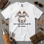 Just Hopping through Life Bunny T-Shirt