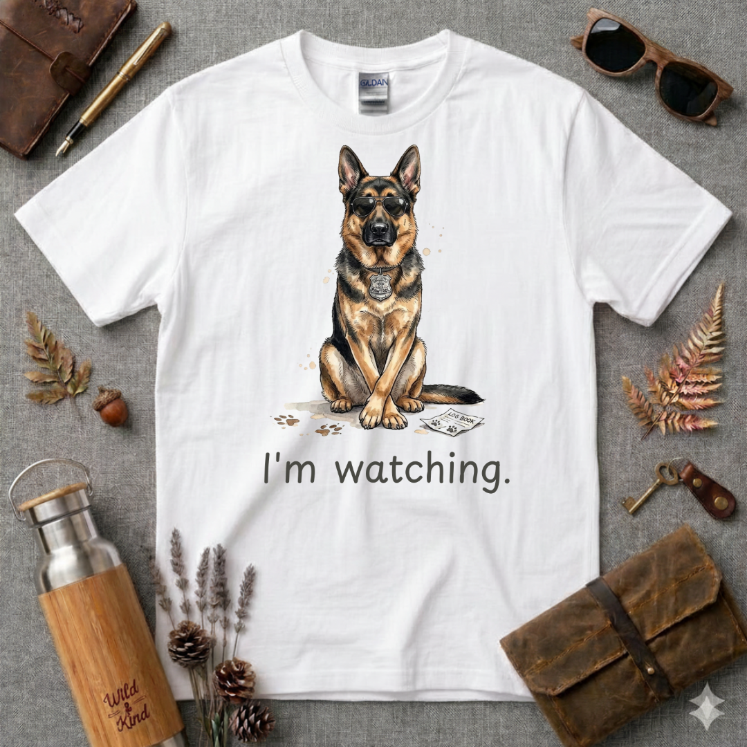 Im Watching German Shepherd T-Shirt