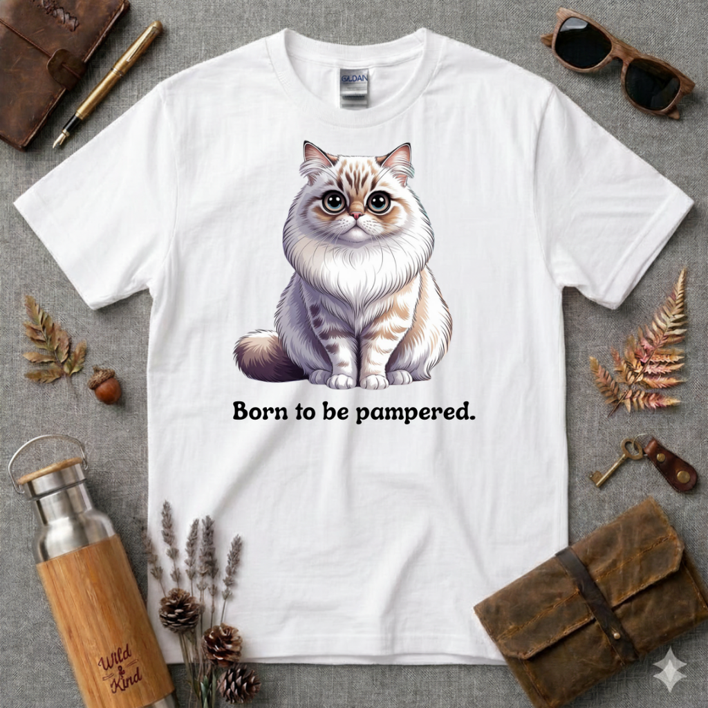 Born to be pampered Ragdoll T-Shirt