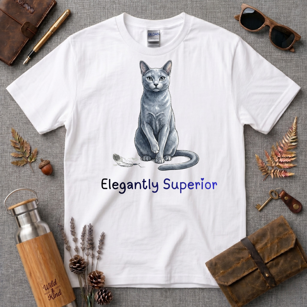 Elegantly Superior Cat T-Shirt