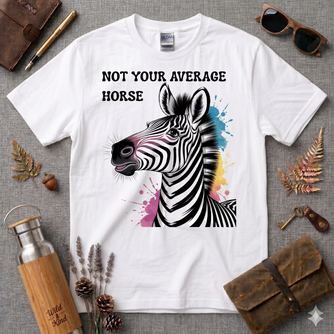 Not your average horse Zebra T-Shirt
