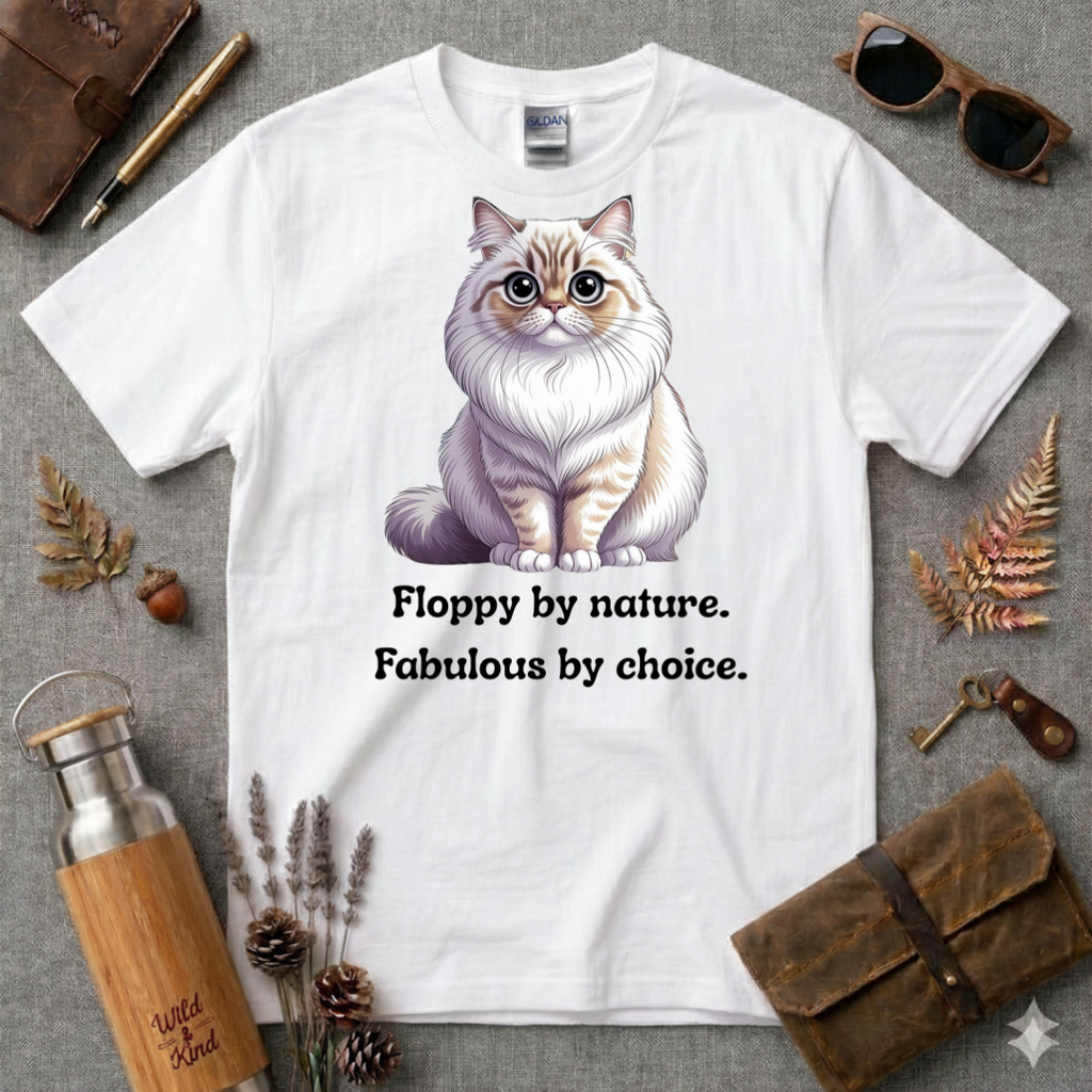 Floppy by Nature Ragdoll T-Shirt