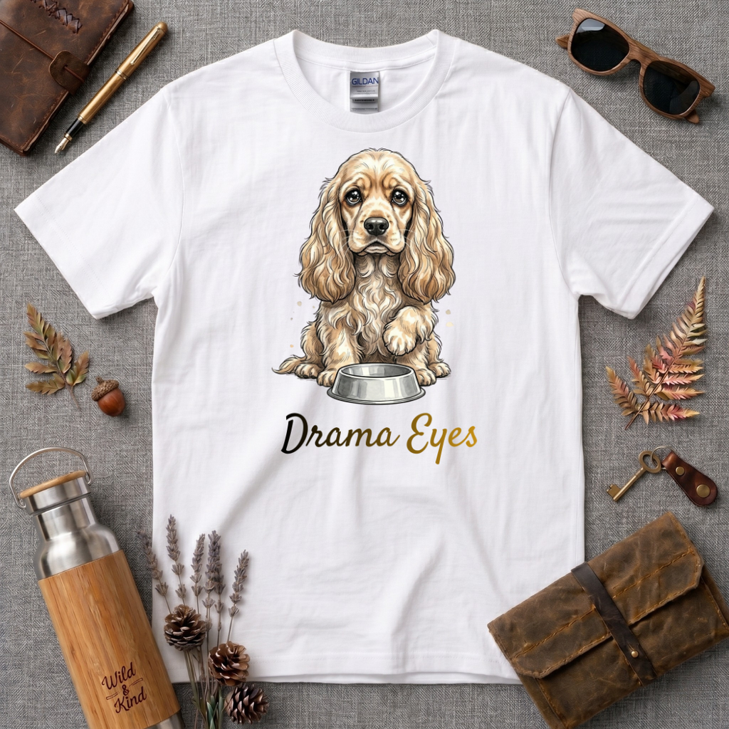Drama Eyes Cocker Spaniel T-Shirt