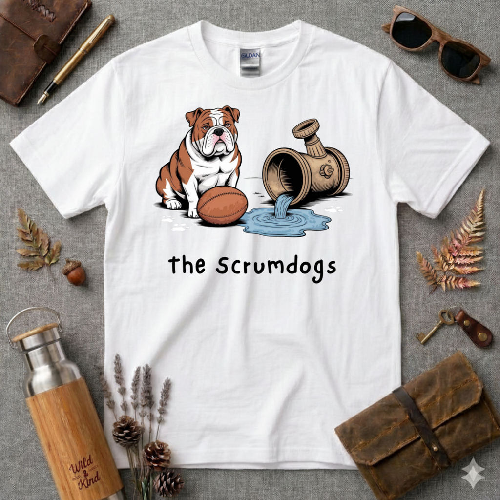 The Scrumdogs English Bulldog T-Shirt