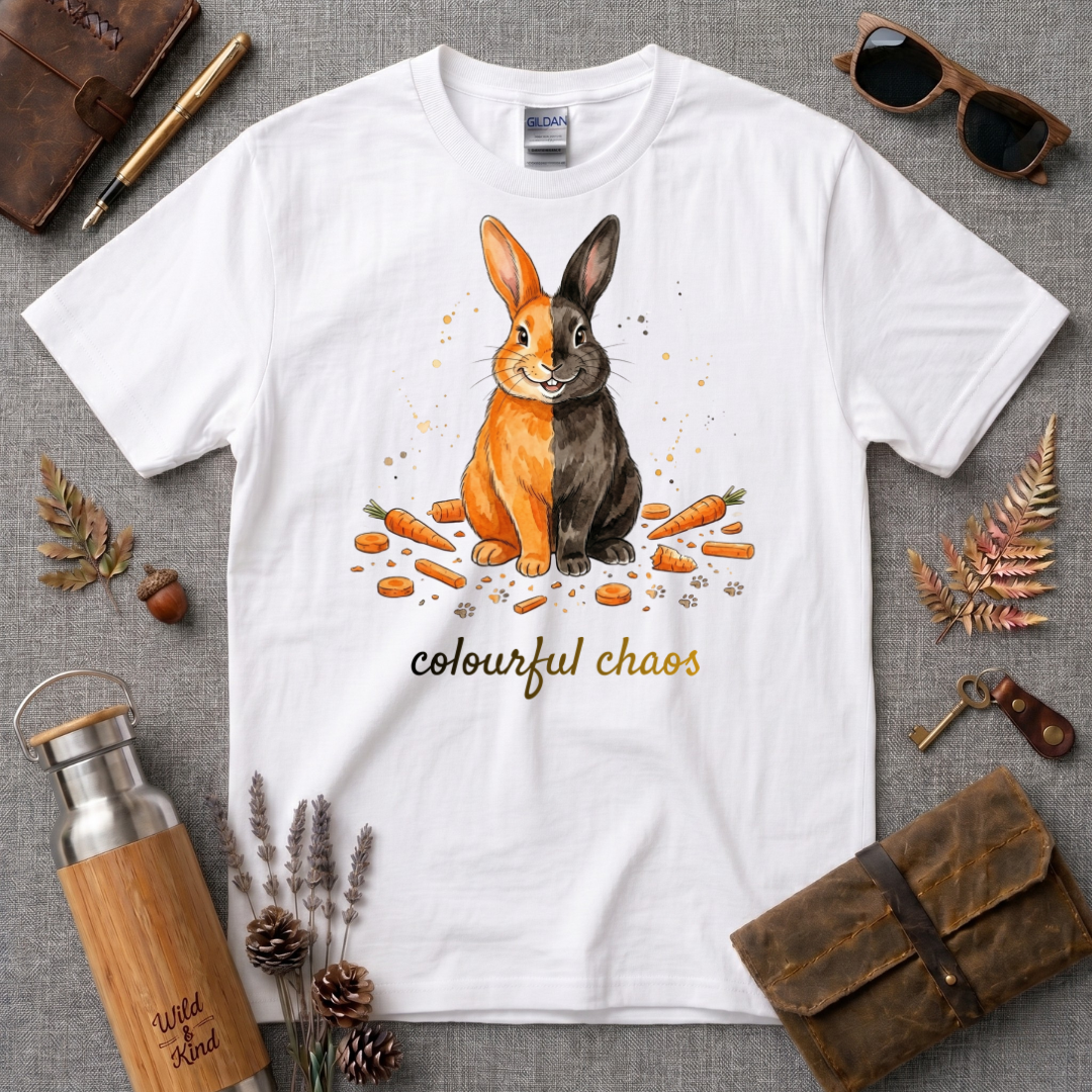Colourful Chaos Bunny T-Shirt