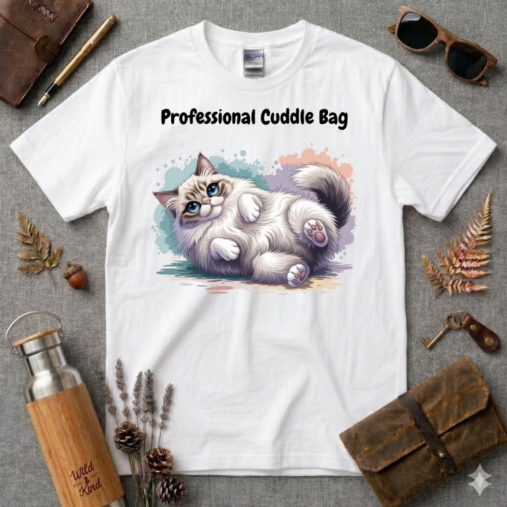 Professional Ragdoll Cuddle Bag T-Shirt
