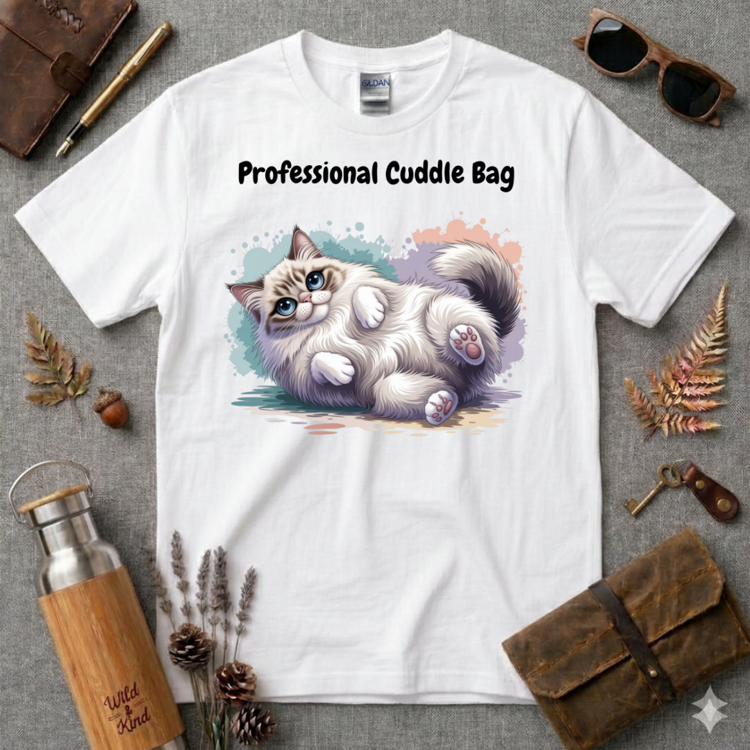 Professional Ragdoll Cuddle Bag T-Shirt