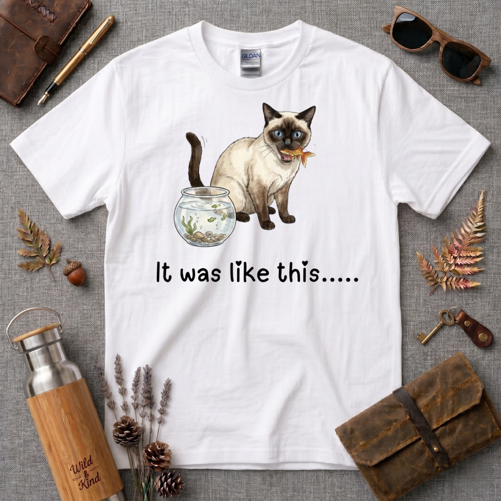 It was like this Cat T-Shirt