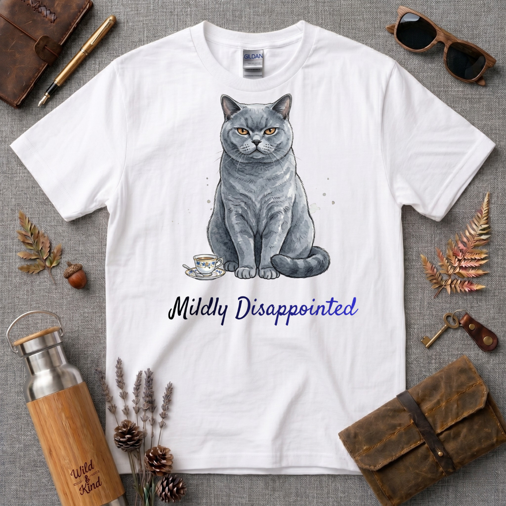 Mildly Disappointed Cat T-Shirt