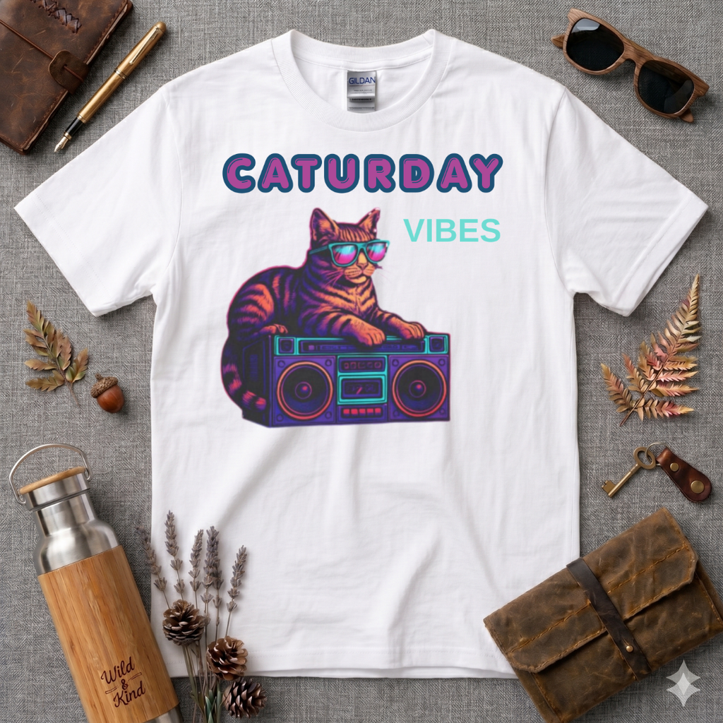 Caturday Vibes T-Shirt