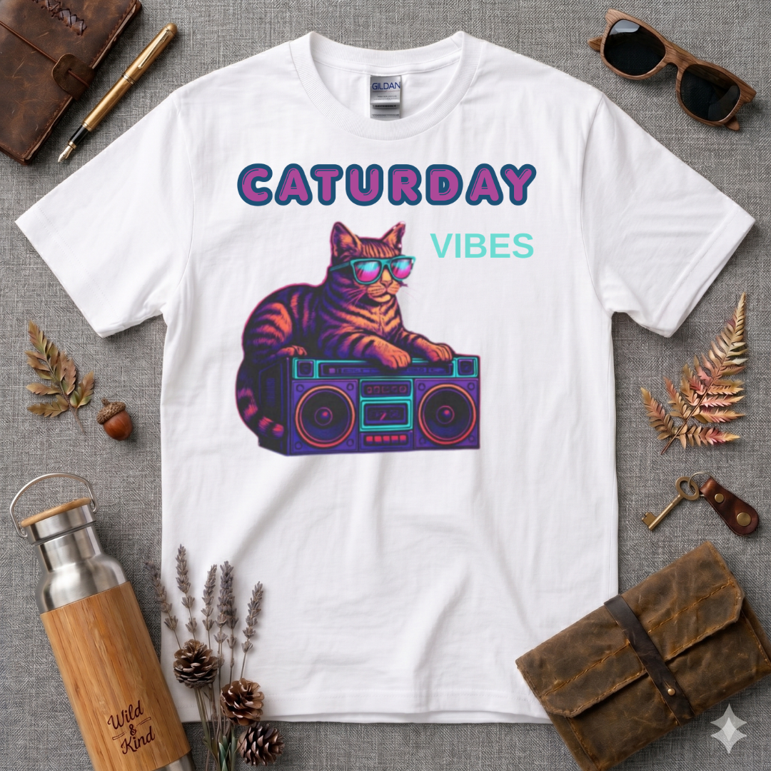 Caturday Vibes T-Shirt