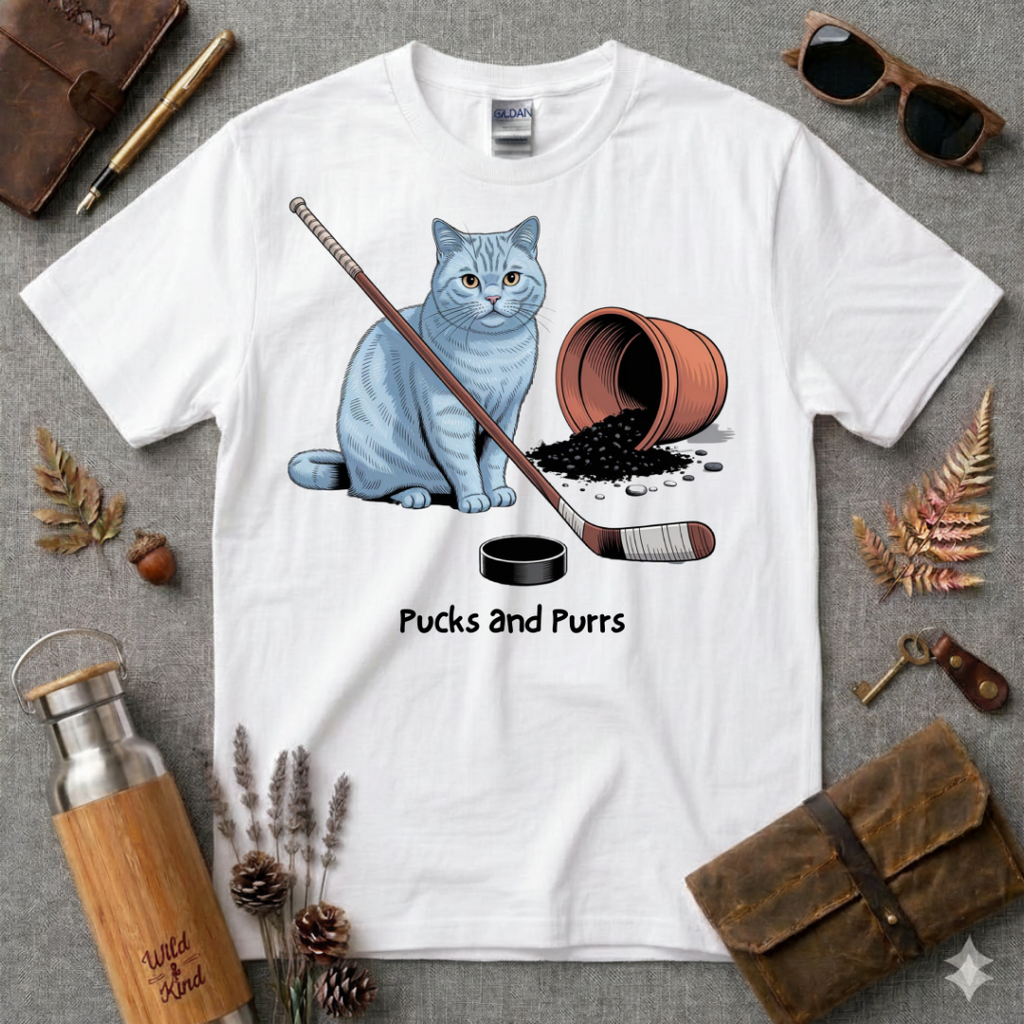 Pucks and Purrs T-Shirt