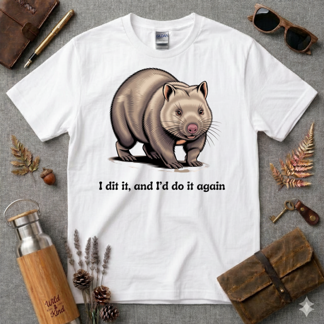I did it and I'd do it again Wombat T-Shirt