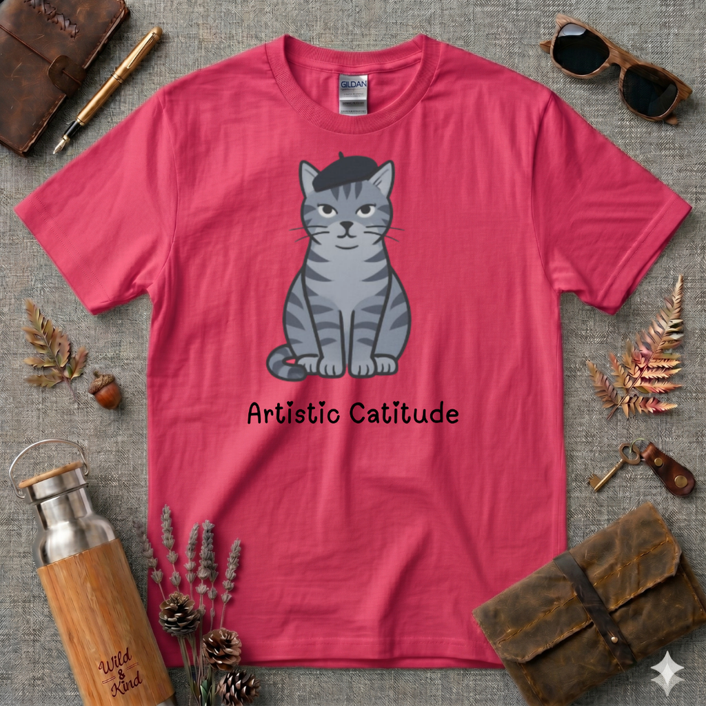 Artistic Catitude T-Shirt