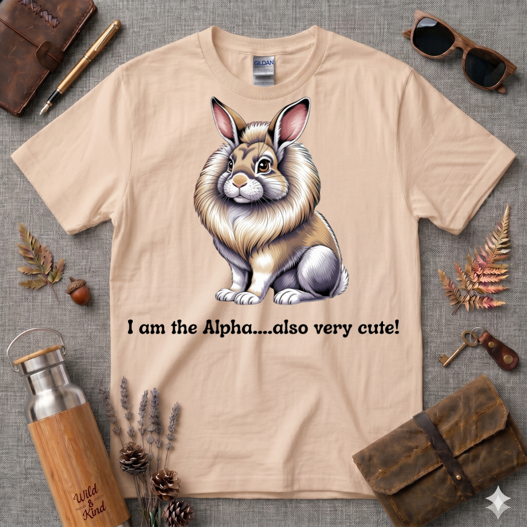 I am the Alpha Cartoon Bunny T-Shirt