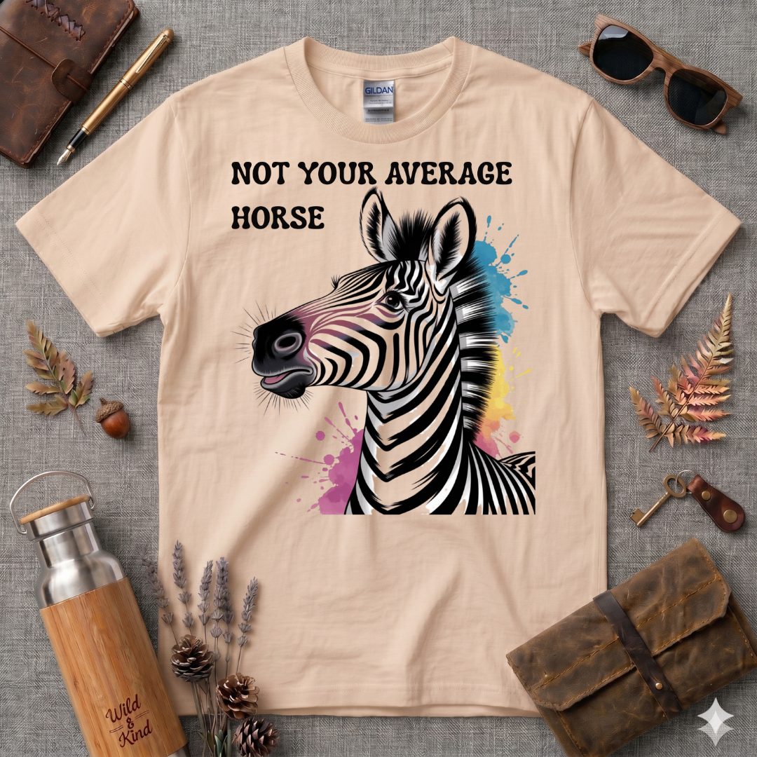 Not your average horse Zebra T-Shirt