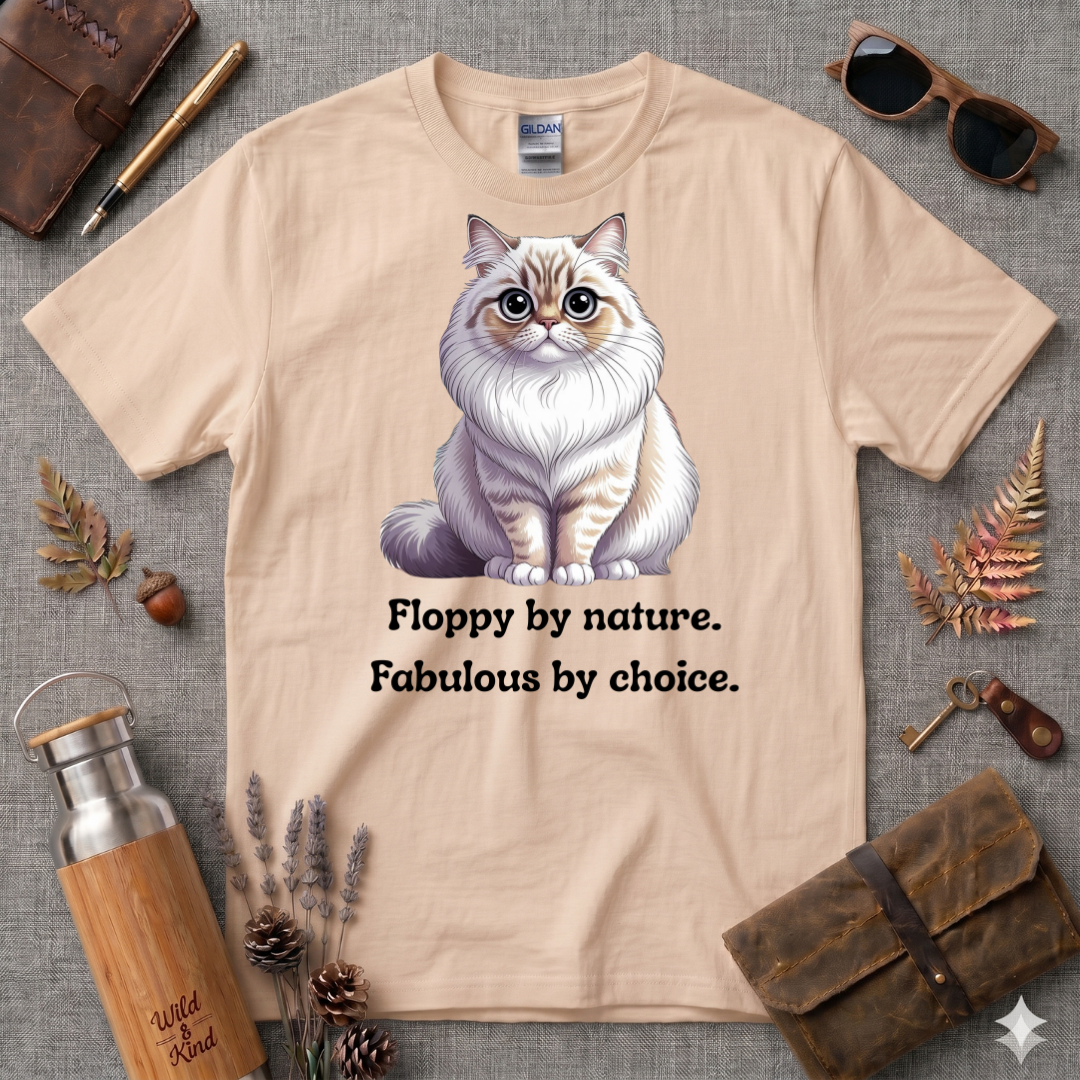 Floppy by Nature Ragdoll T-Shirt