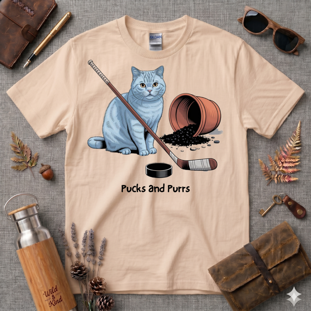 Pucks and Purrs T-Shirt