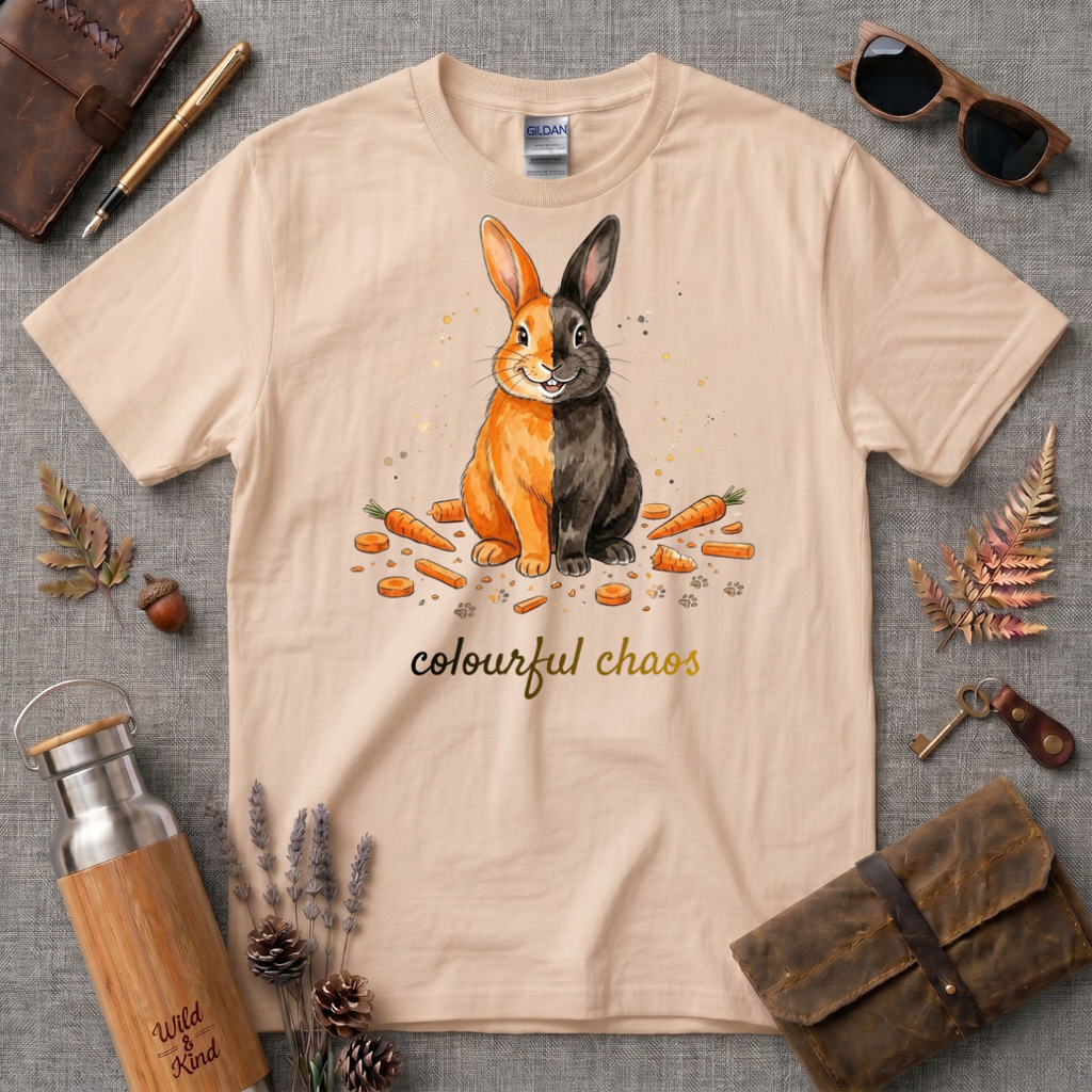 Colourful Chaos Bunny T-Shirt