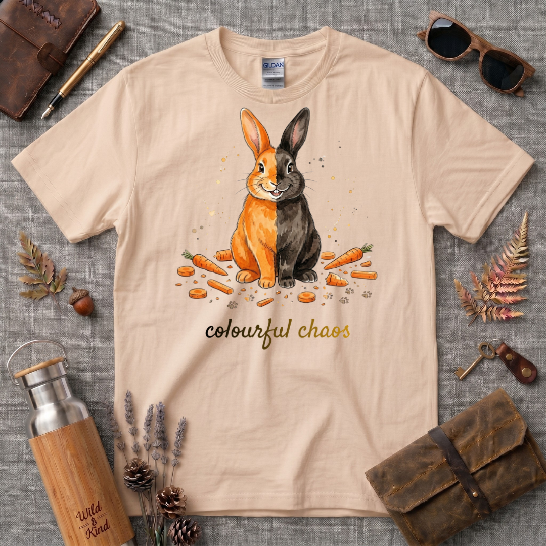 Colourful Chaos Bunny T-Shirt