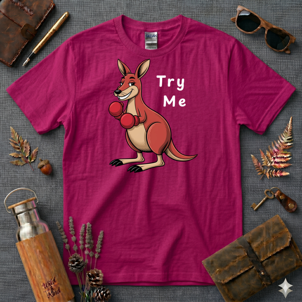Try Me Kangaroo T-Shirt