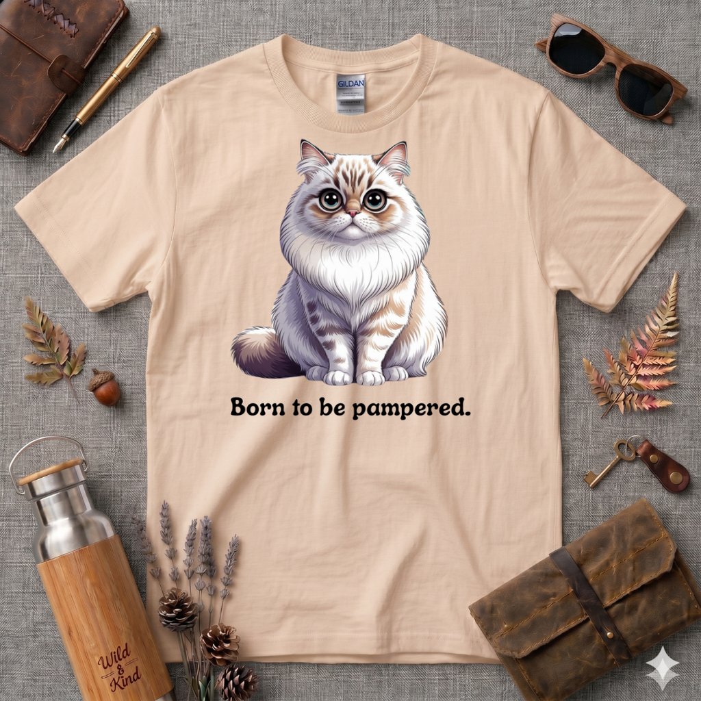 Born to be pampered Ragdoll T-Shirt