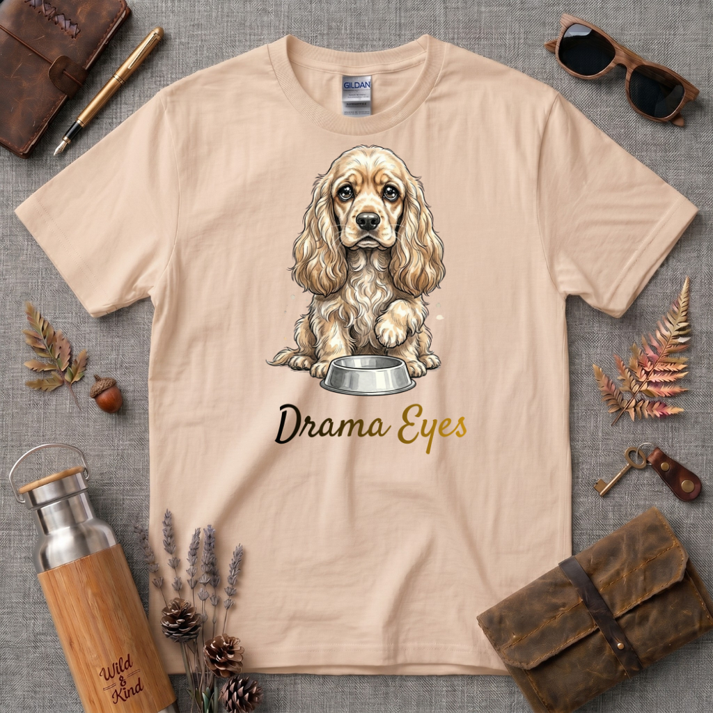 Drama Eyes Cocker Spaniel T-Shirt