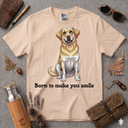 Born to make you smile Labrador T-Shirt
