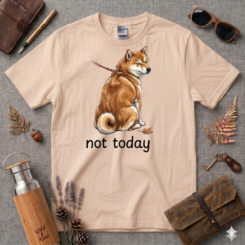 Not Today Dog T-Shirt