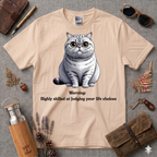 Warning Highly Skilled Cartoon Cat T-Shirt