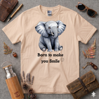 Born to make you smile Elephant T-Shirt