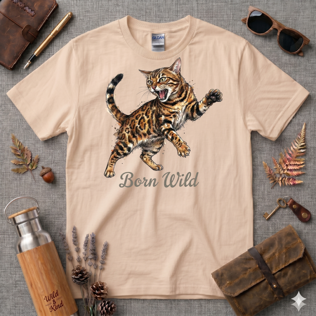 Born Wild Cat T-Shirt