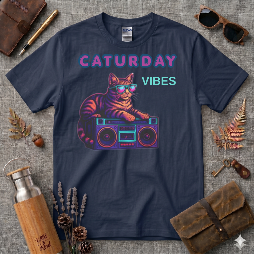 Caturday Vibes T-Shirt