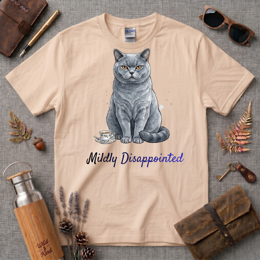 Mildly Disappointed Cat T-Shirt