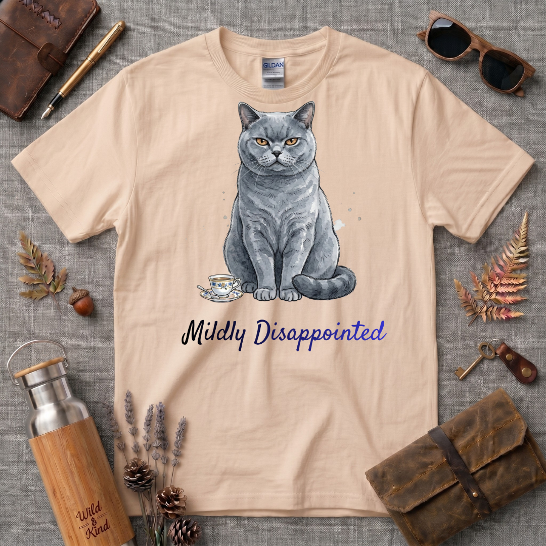 Mildly Disappointed Cat T-Shirt