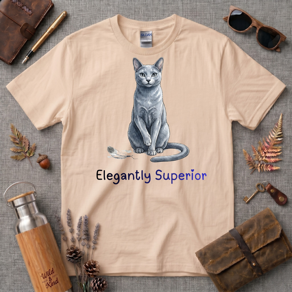 Elegantly Superior Cat T-Shirt