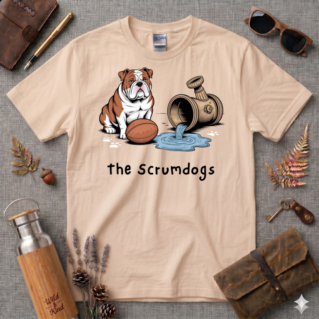 The Scrumdogs English Bulldog T-Shirt