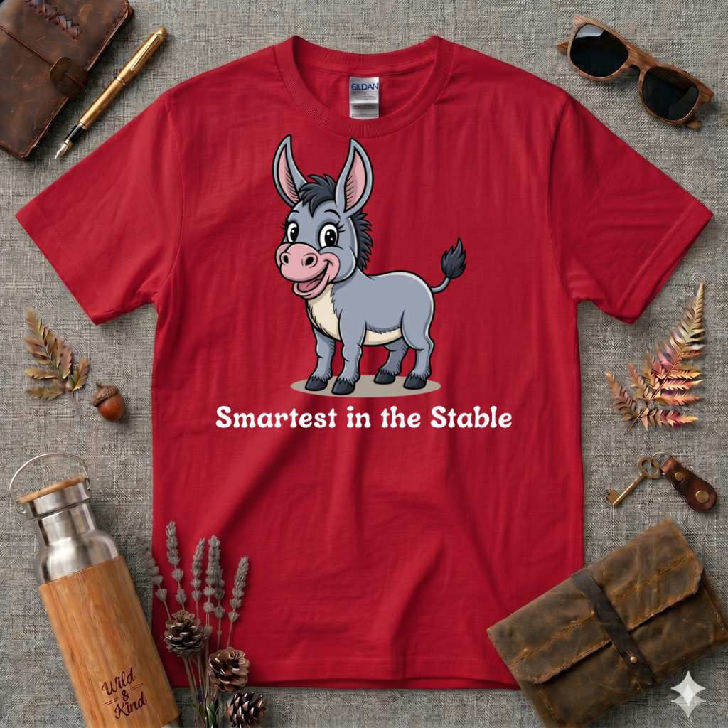 Smartest in the Stable Donkey 1 T-Shirt
