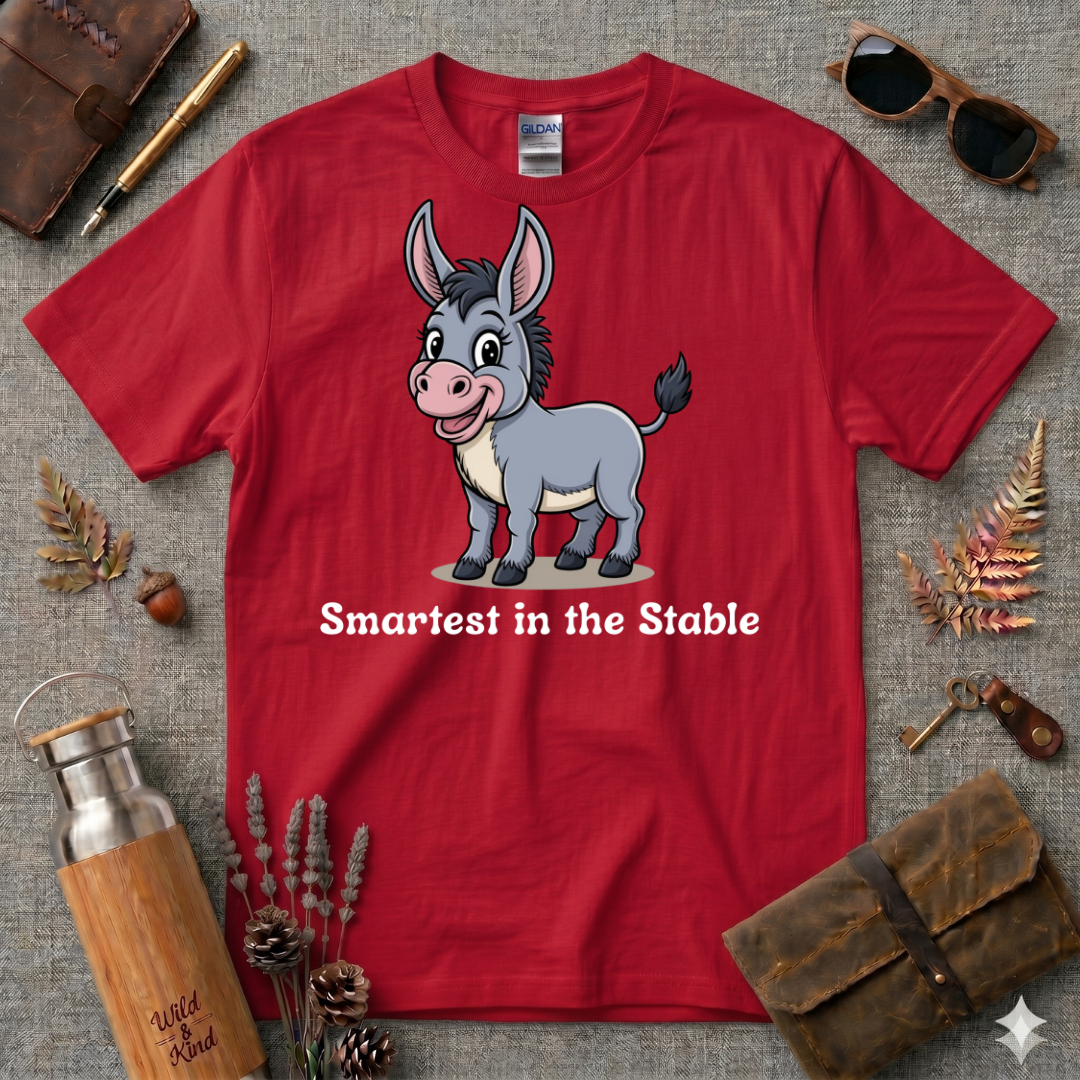 Smartest in the Stable Donkey 1 T-Shirt