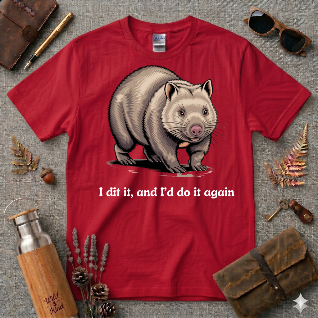 I did it and I'd do it again Wombat T-Shirt