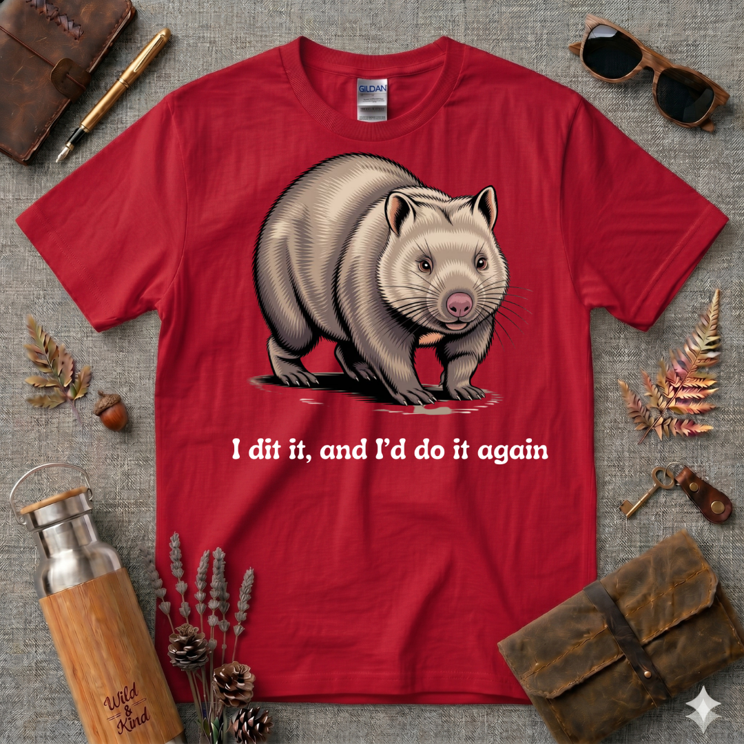 I did it and I'd do it again Wombat T-Shirt