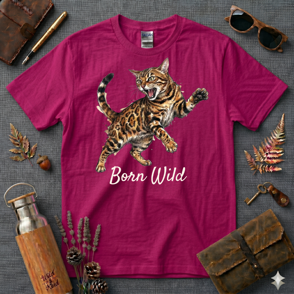 Born Wild Cat T-Shirt