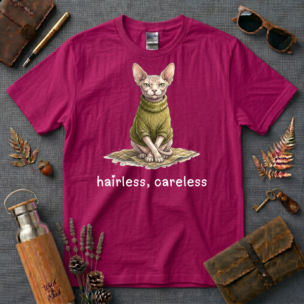 Hairless, Careless Cat T-Shirt